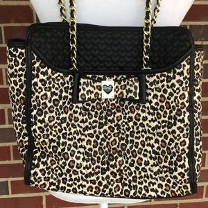 Betsey Johnson Leopard print purse
